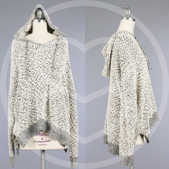 🔥Cozy Knit “Hello Fall” Hoodie Sweater 🙆🏼 - Picture 2 of 2